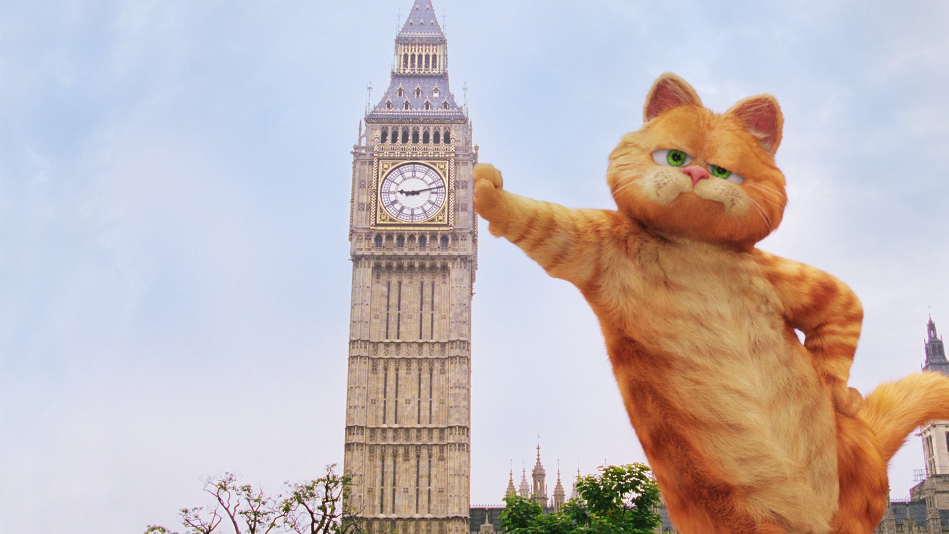 Garfield perralla e dy macokeve - Dubluar në shqip